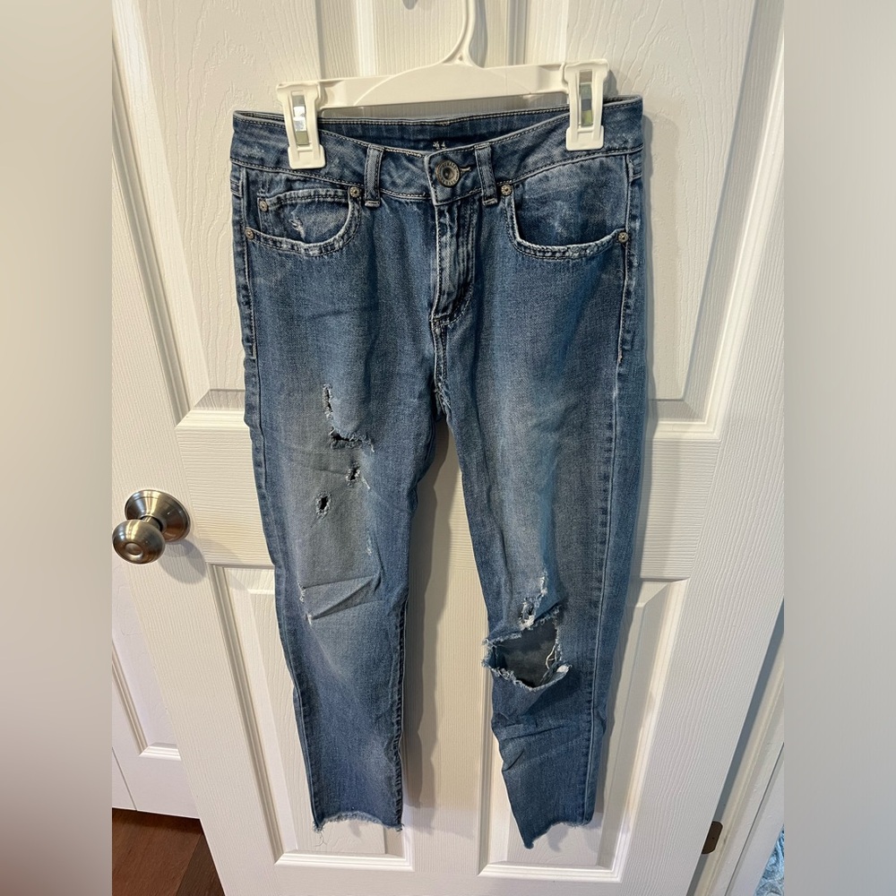 Rewash brand ripped jeans